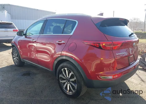2017 Kia Sportage Ex from USA, damaged, VIN KNDPNCAC2H7208846
